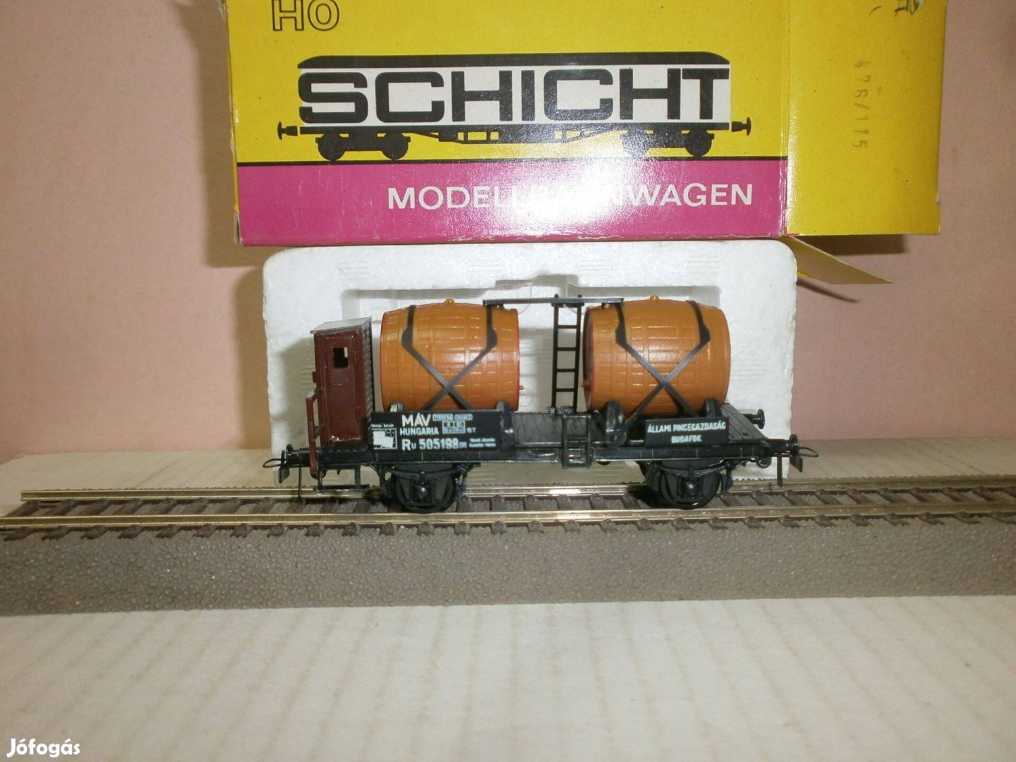 Schicht 426/115 - MÁV - bórszálító teher kocsi - H0 - ( AN-103)