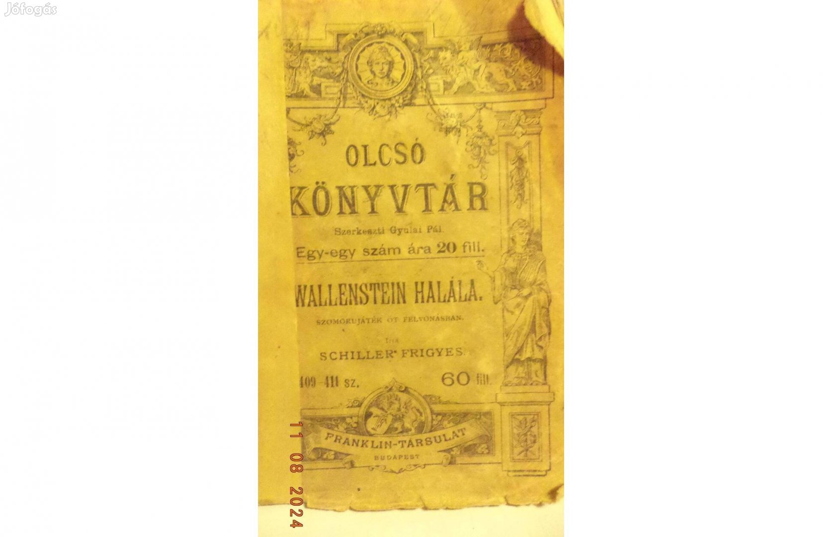 Schiller Frigyes Wallenstein halála