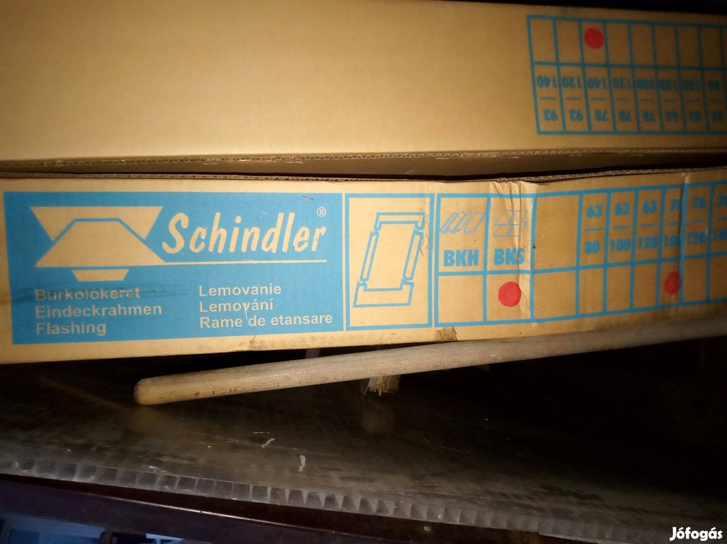 Schindler 78x100cm tetőablak BKS burkolókeret szürke lemezei