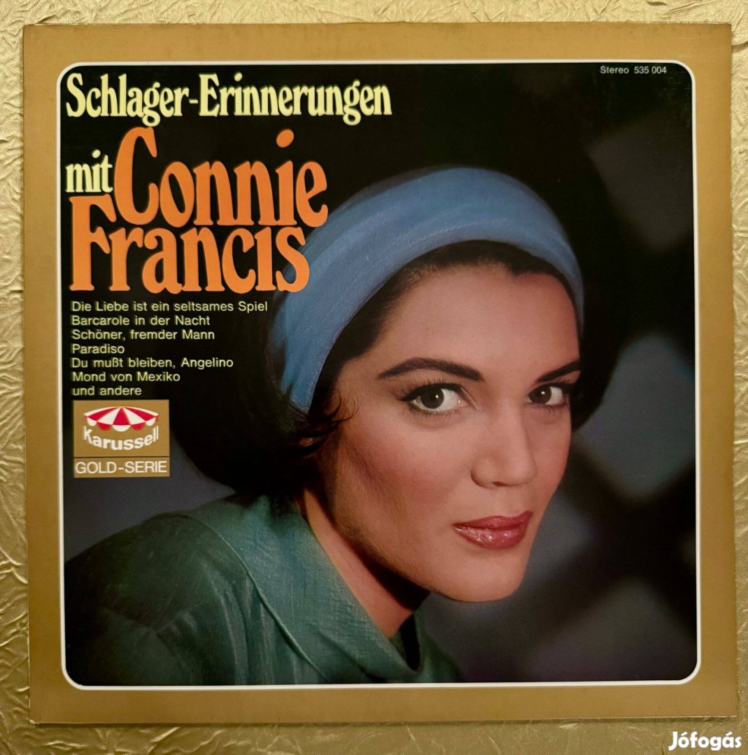 Schlager Erinnerungen mit Connie Francis német bakelit