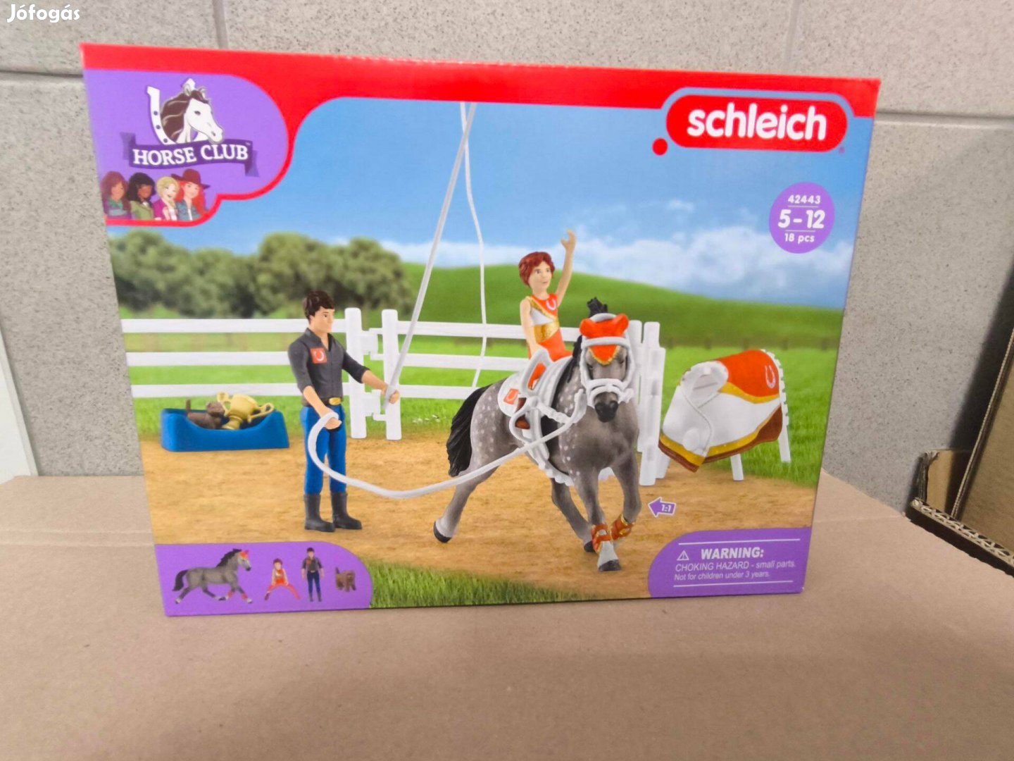 Schleich 42443 Mia lovastorna lovaglókészlet új, bontatlan