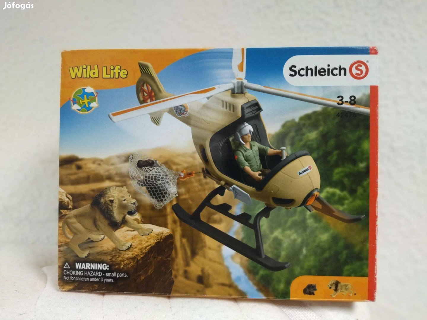 Schleich 42476 Állatmentő helikpoter új, bontatlan