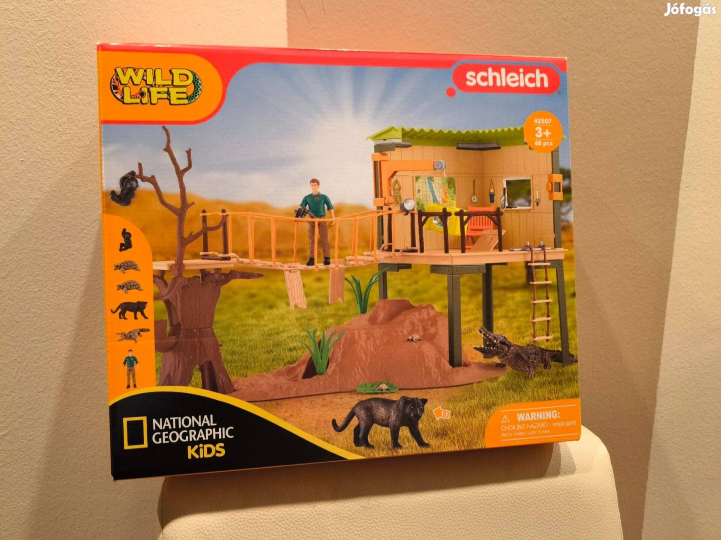 Schleich 42507 Kalandállomás a vadonban új, bontatlan