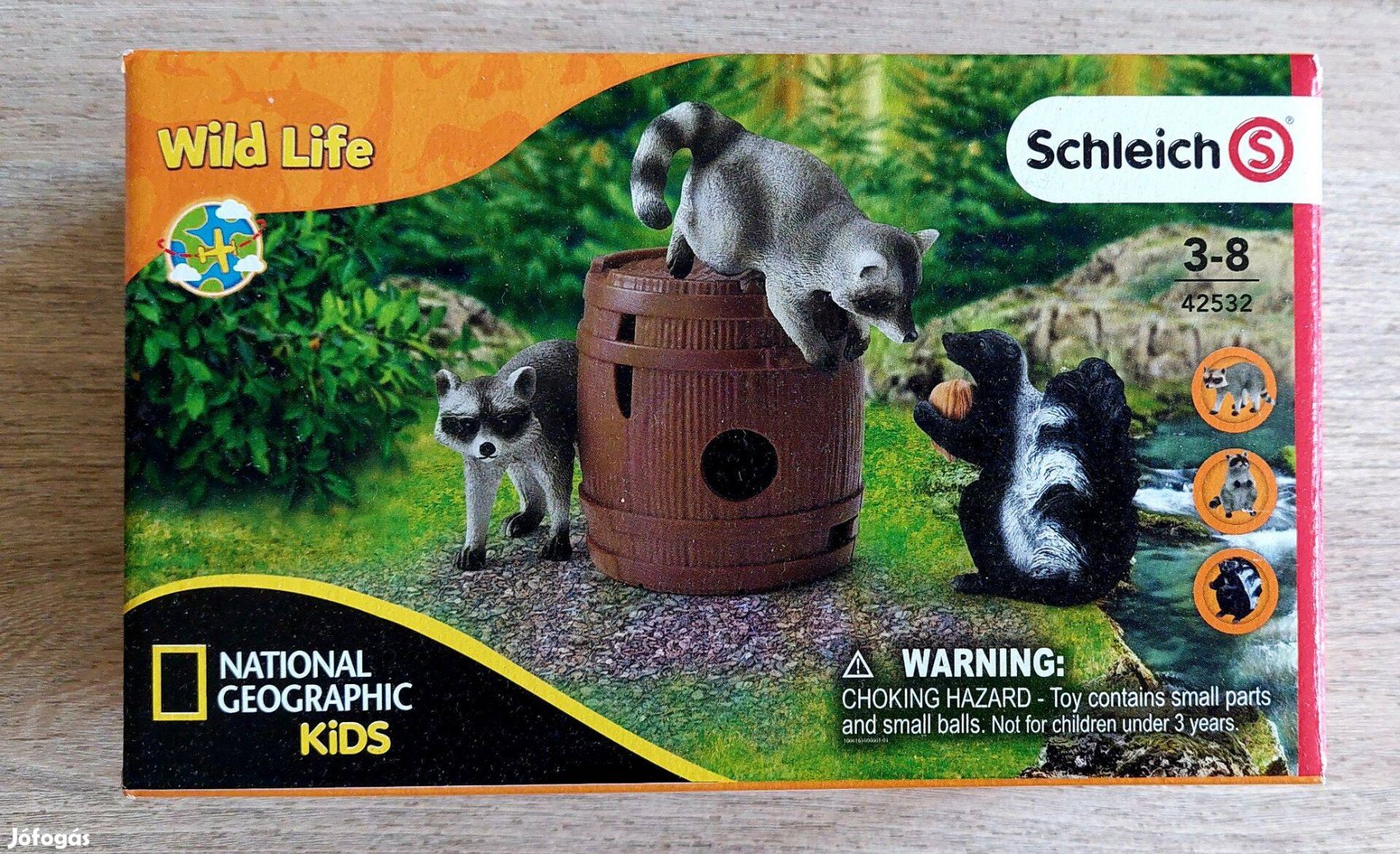 Schleich 42532 Mosómedvék és mókus játéka a dióval új, bontatlan