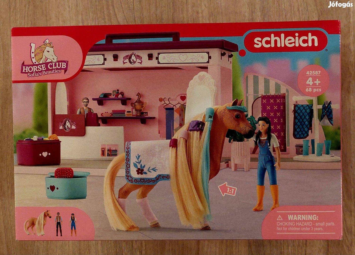 Schleich 42587 Hordozható divat lovasbolt új, bontatlan