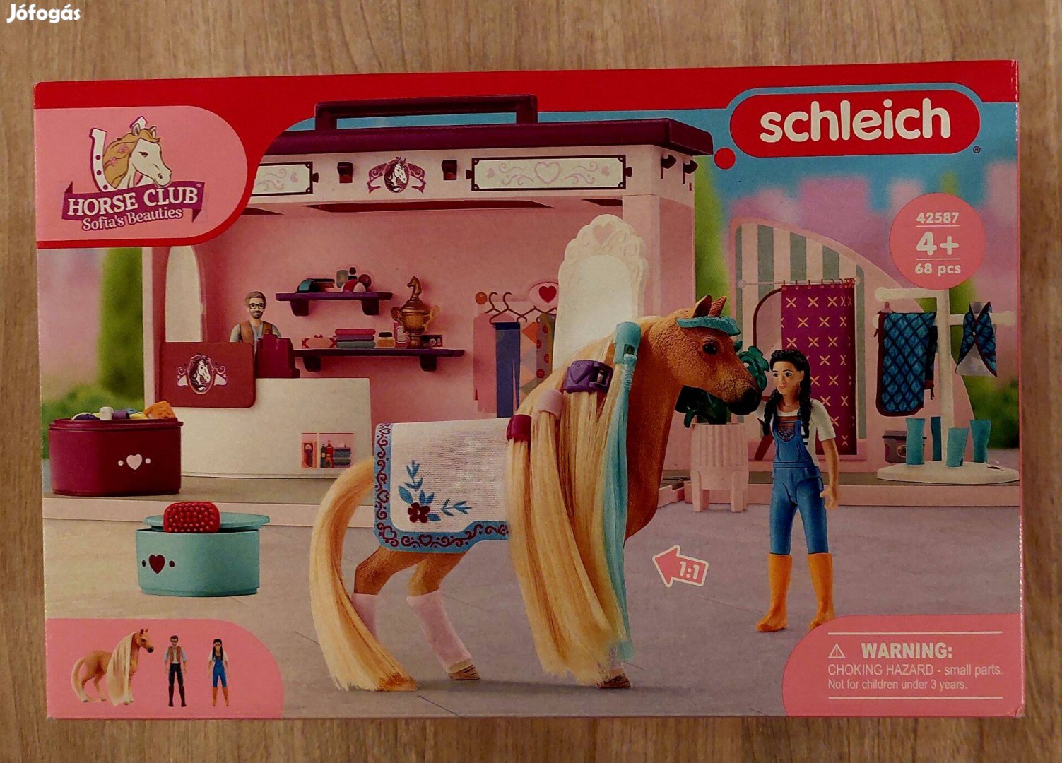 Schleich 42587 Hordozható divat lovasbolt új, bontatlan