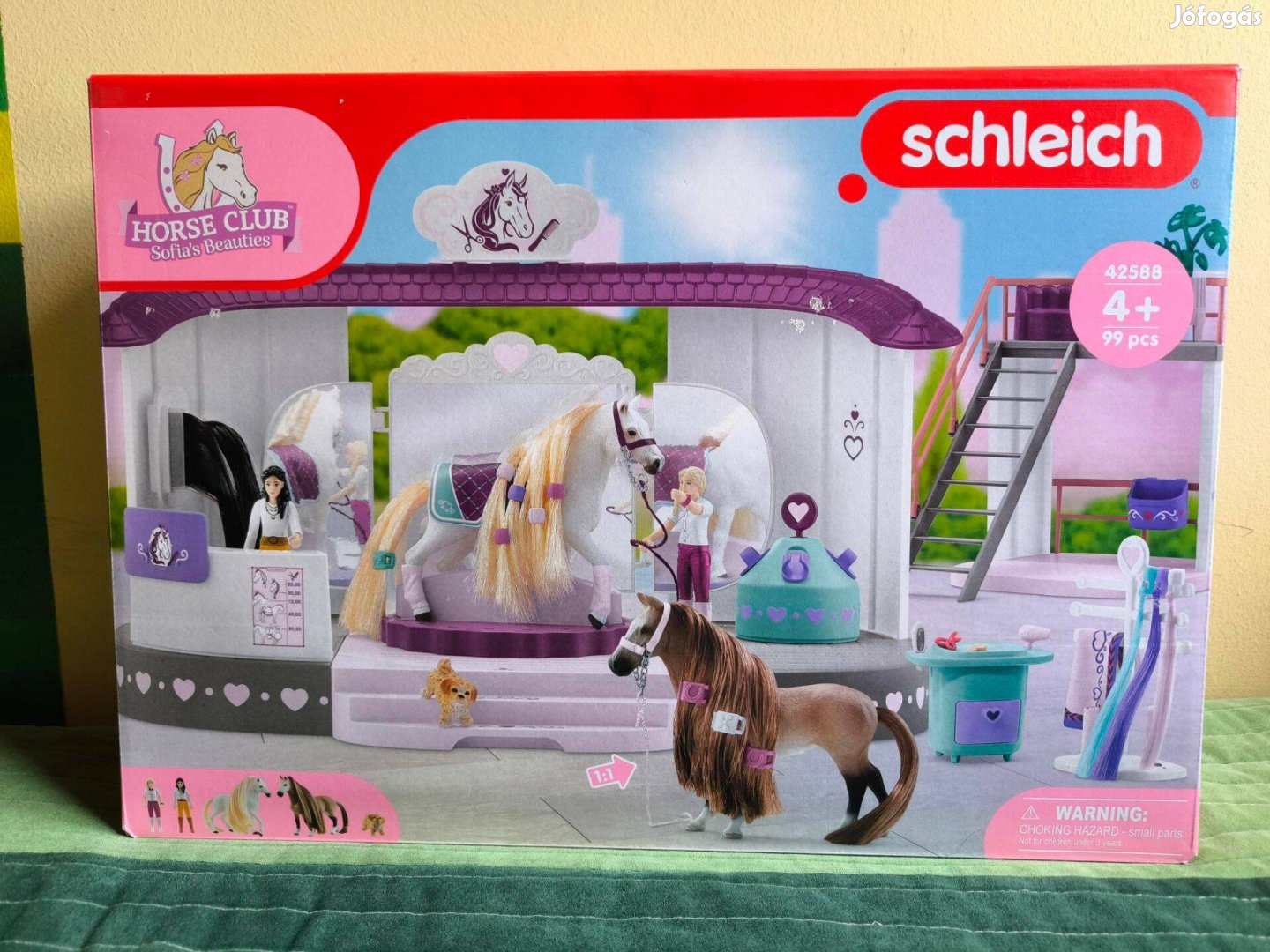 Schleich 42588 Lovas szépségszalon új, bontatlan