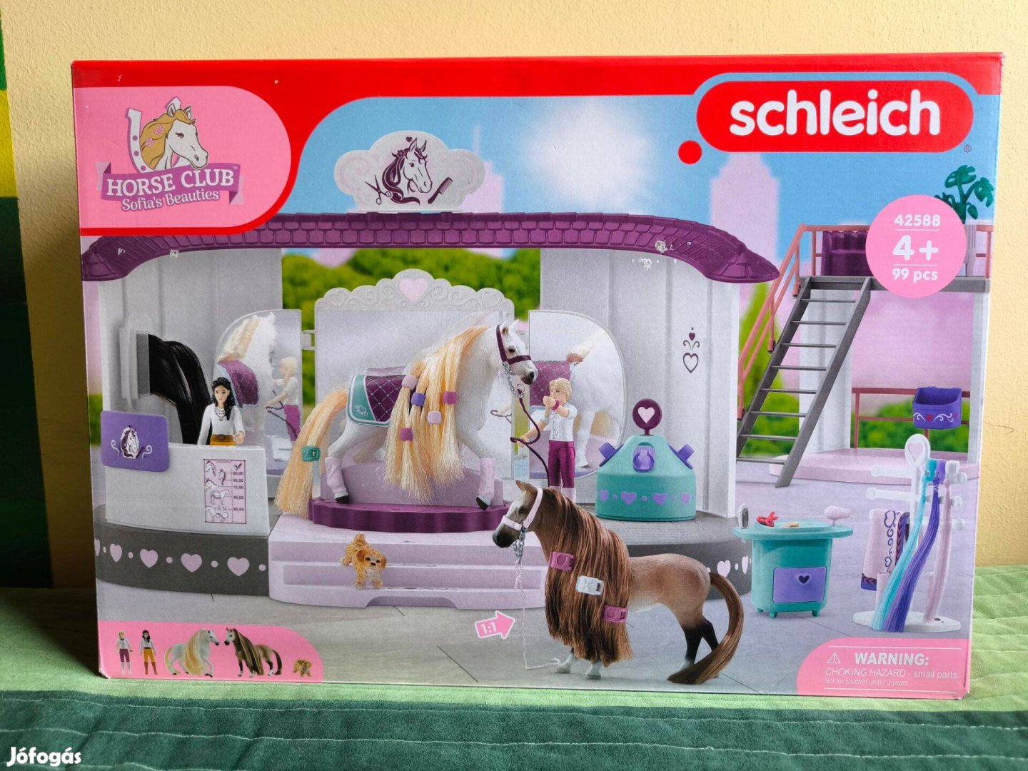 Schleich 42588 Lovas szépségszalon új, bontatlan