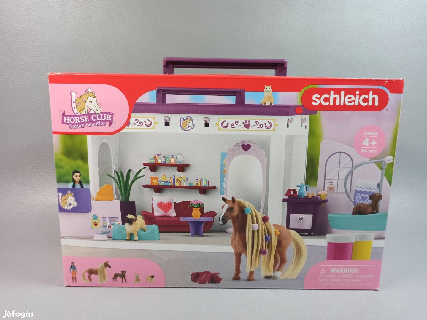 Schleich Horse Club Sofia's Beauties Kiskedvenc szalon fésülhető lóval