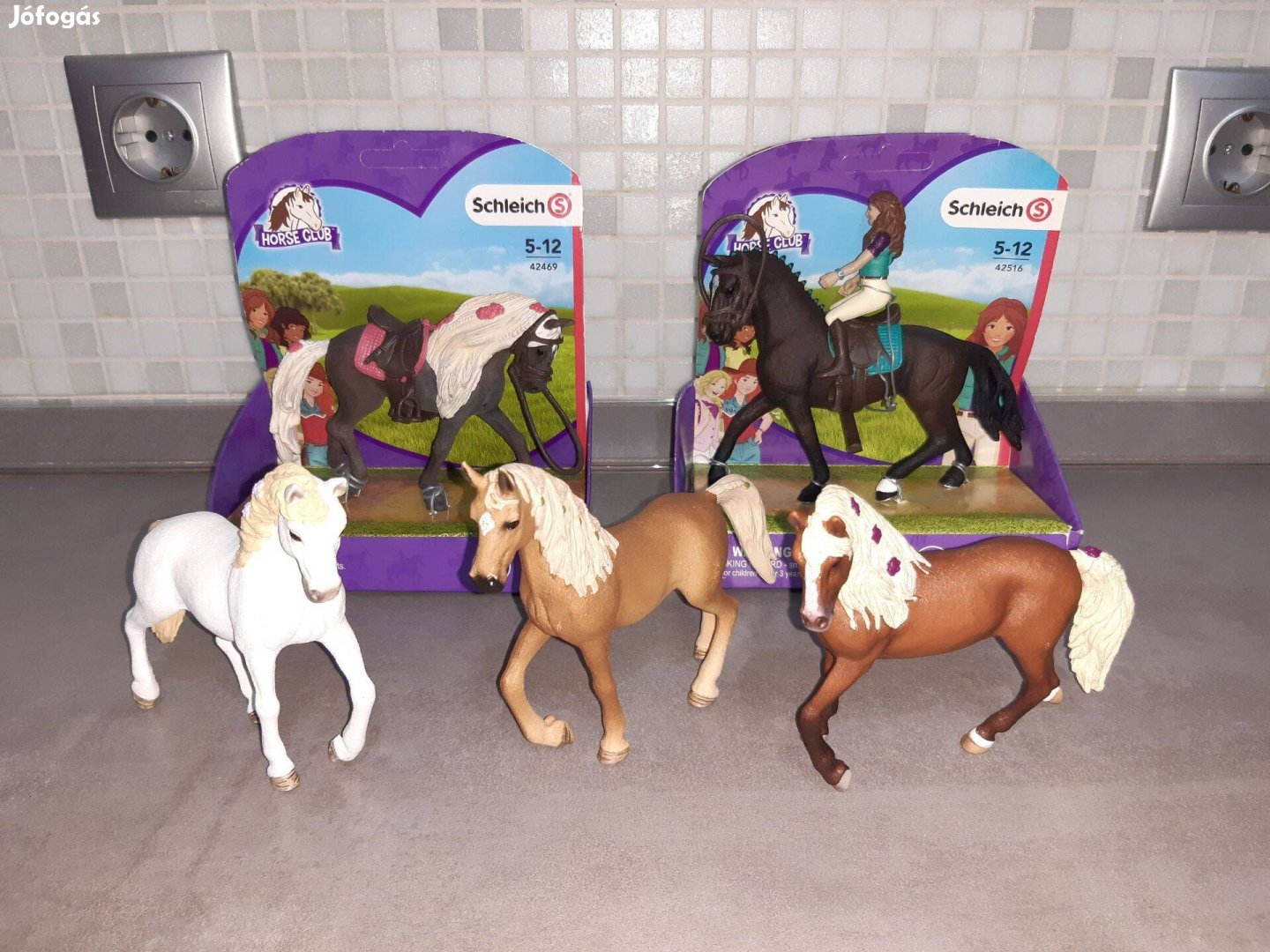 Schleich Horse Club csomag (42469 + 42516 + lovak)