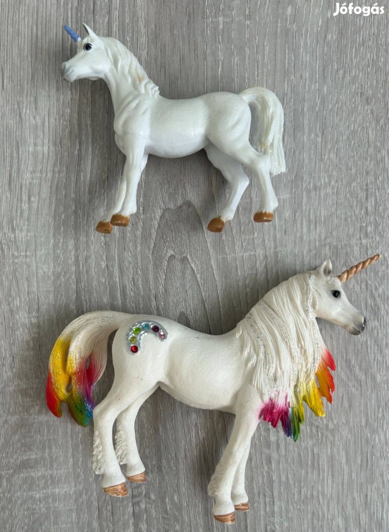 Schleich Szivárványszínű Unikornis kanca + még egy unikornis