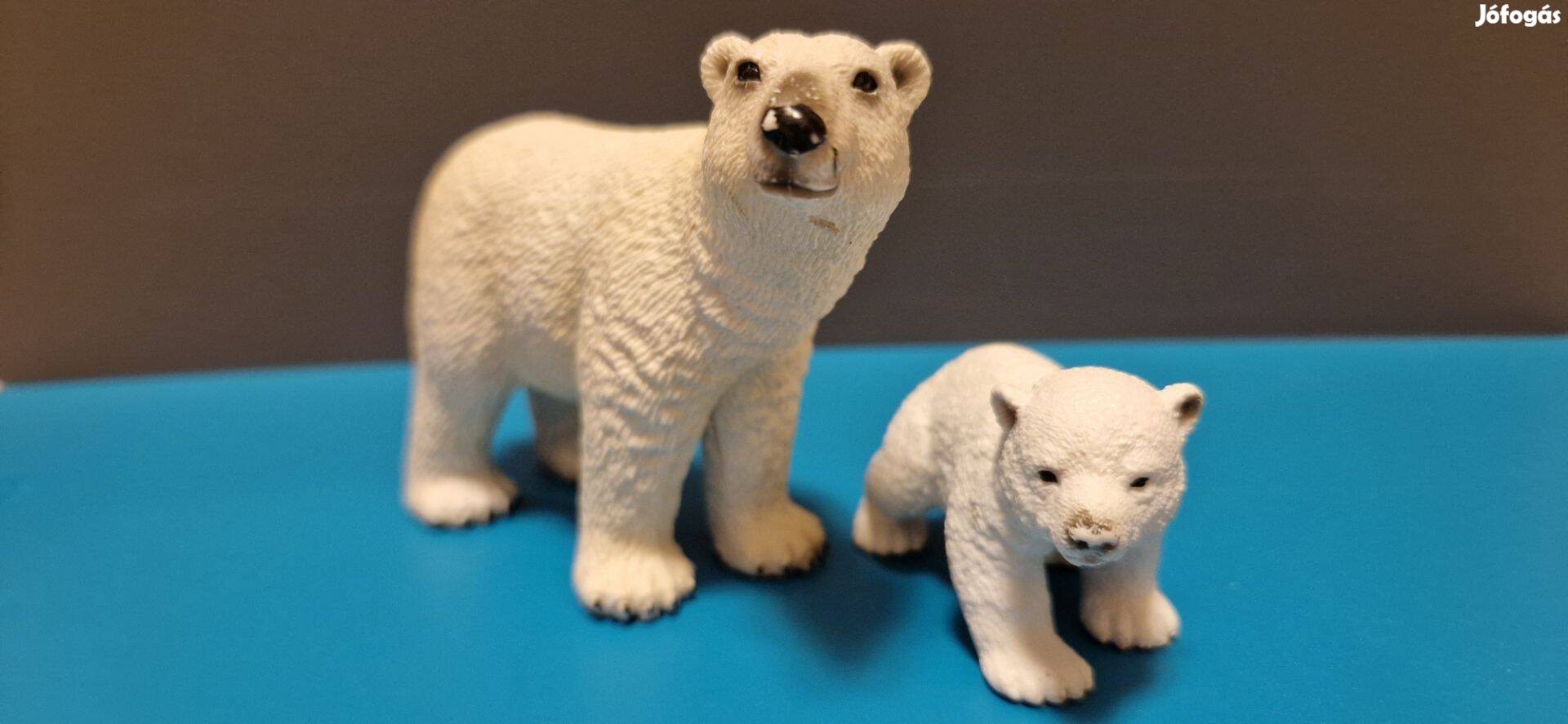 Schleich jegesmedve anya kölykével figurák