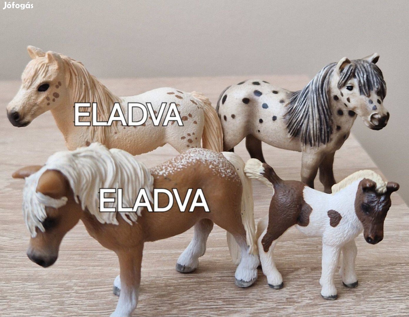 Schleich lovak, pónik, csikók vegyesen