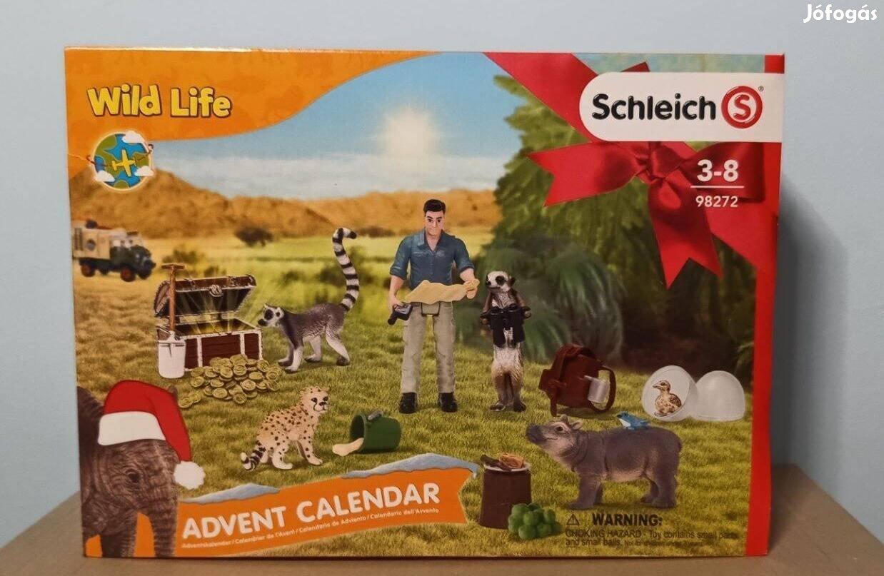 Schleicht 98272 Adventi Naptár Vadvilág Vadállatok Új Bontatlan