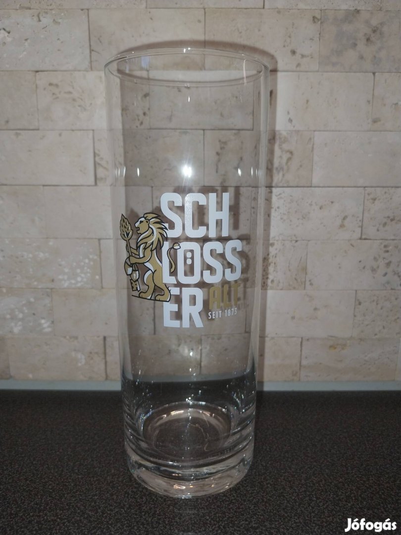 Schlösser Alt Németország pohár söröspohár 0,5 liter 18 cm