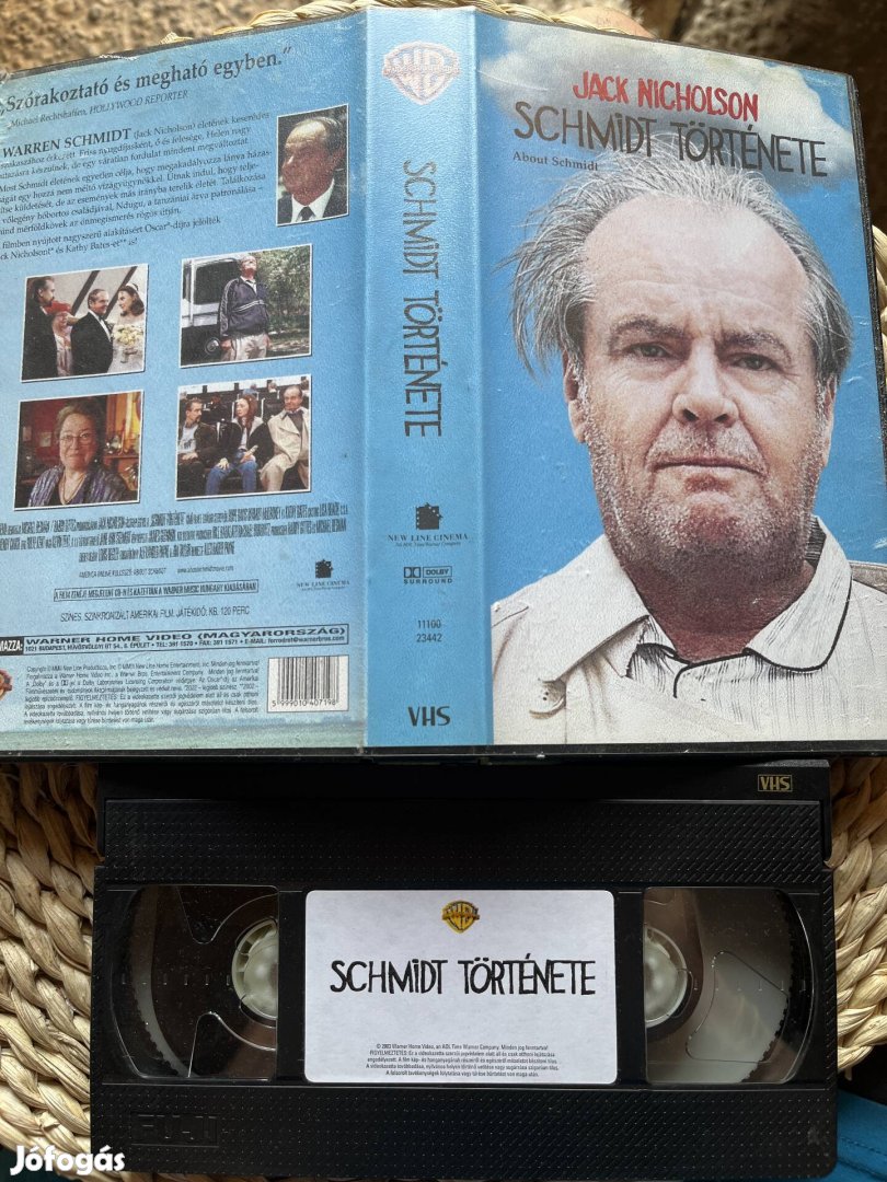 Schmidt története vhs kazetta