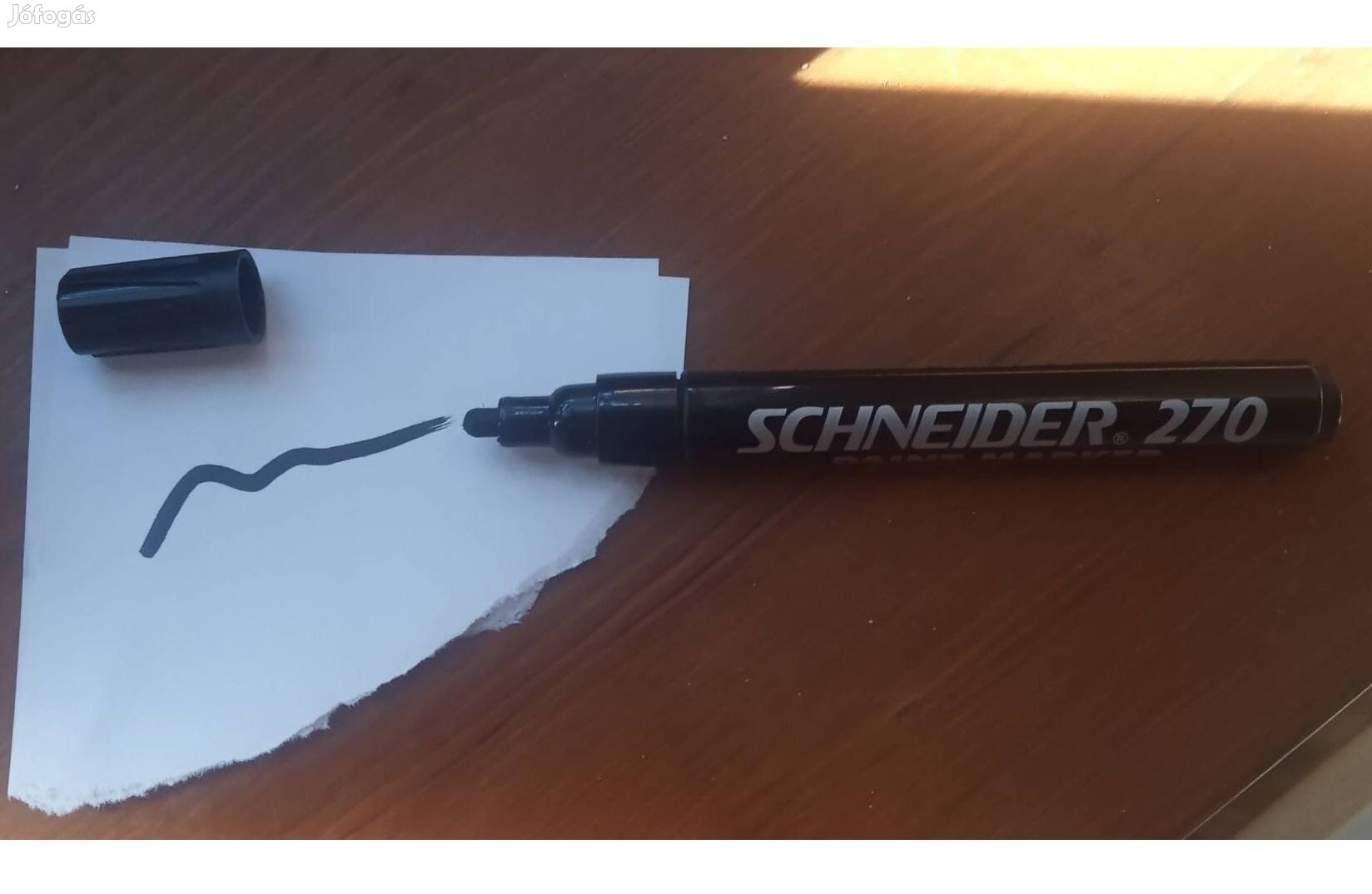 Schneider 270 lakkfilc, marker, lakkmarker (fekete, új) sok felülethez
