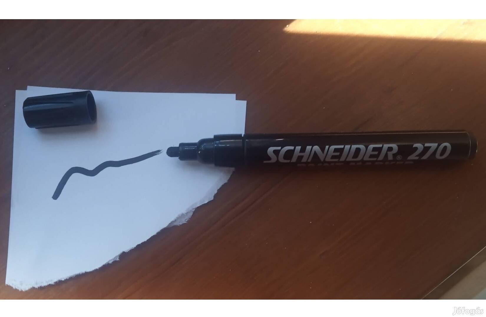 Schneider 270 lakkfilc, marker, lakkmarker (fekete, új) sok felületre