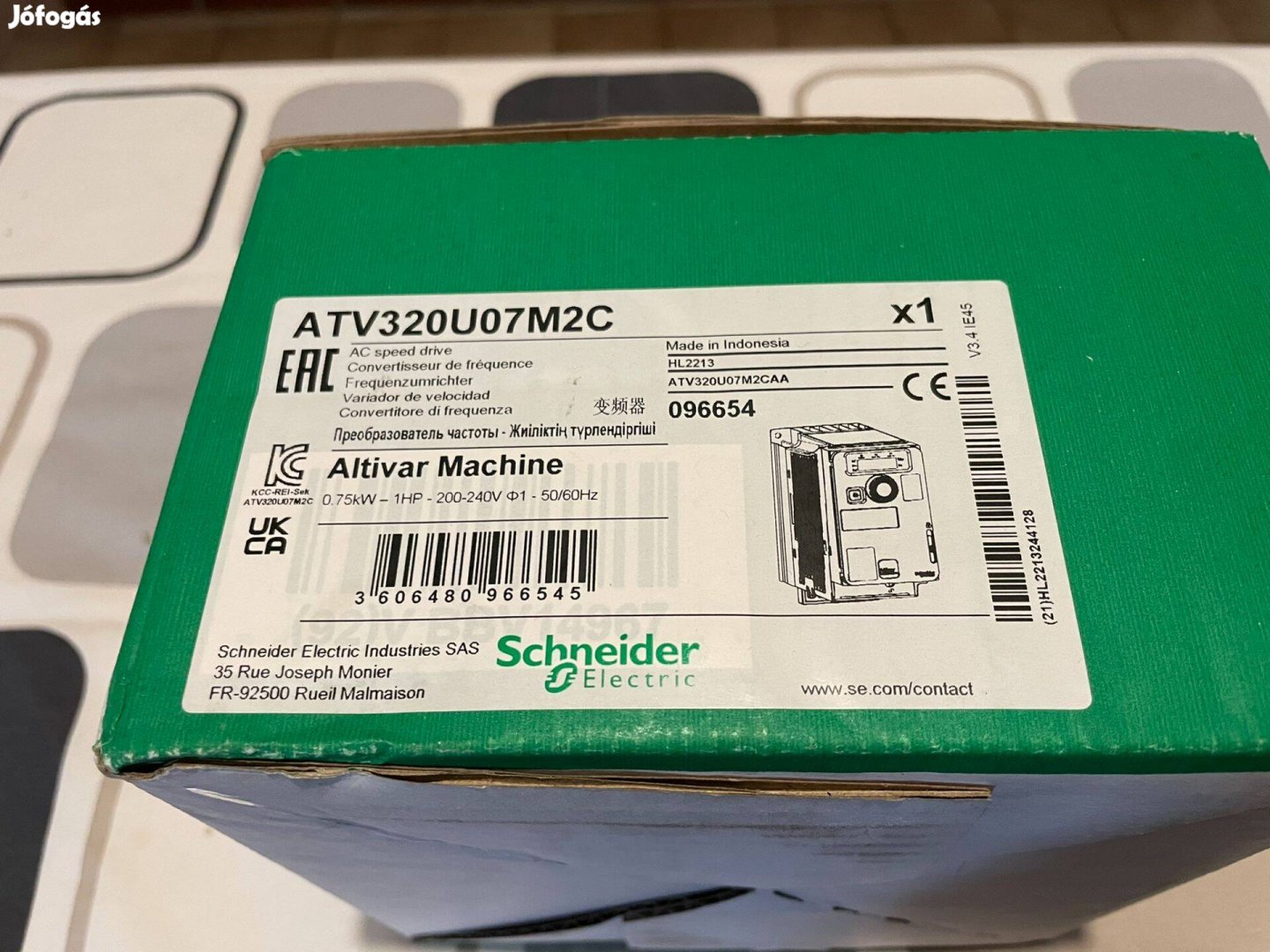 Schneider Altivar Machine ATV320 frekvenciaváltó