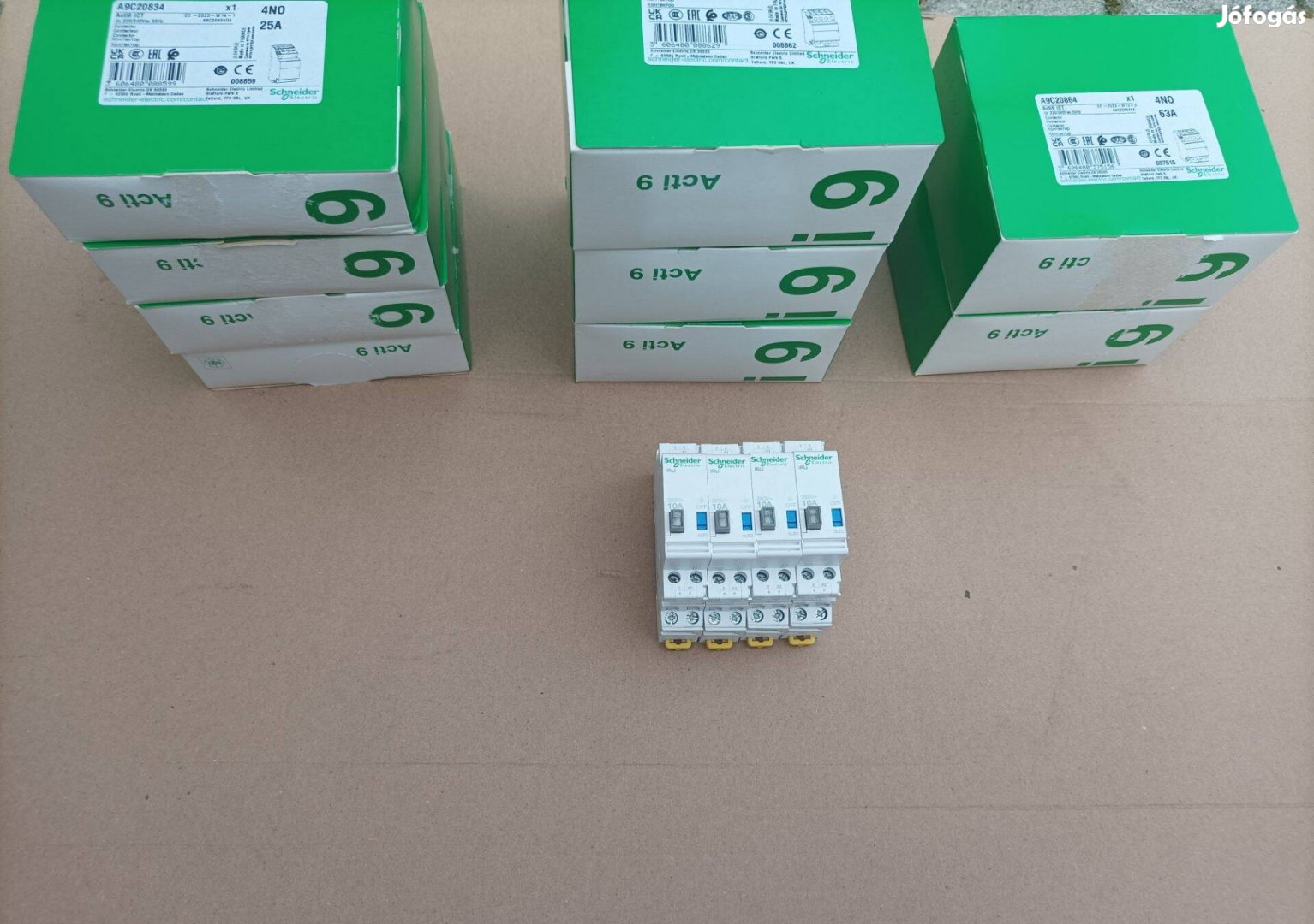 Schneider Electric Acti9 25/40/63A kontaktorok, mágneskapcsoló, relék