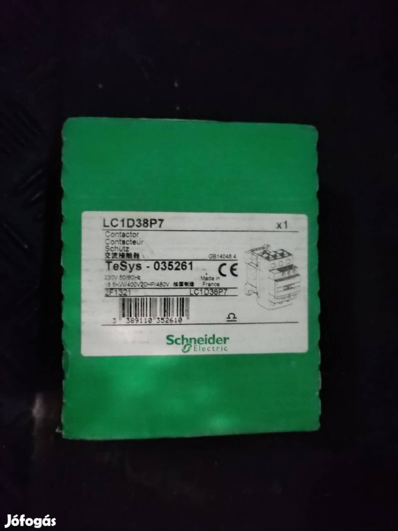 Schneider LC1D38P7 mágneskapcsolók
