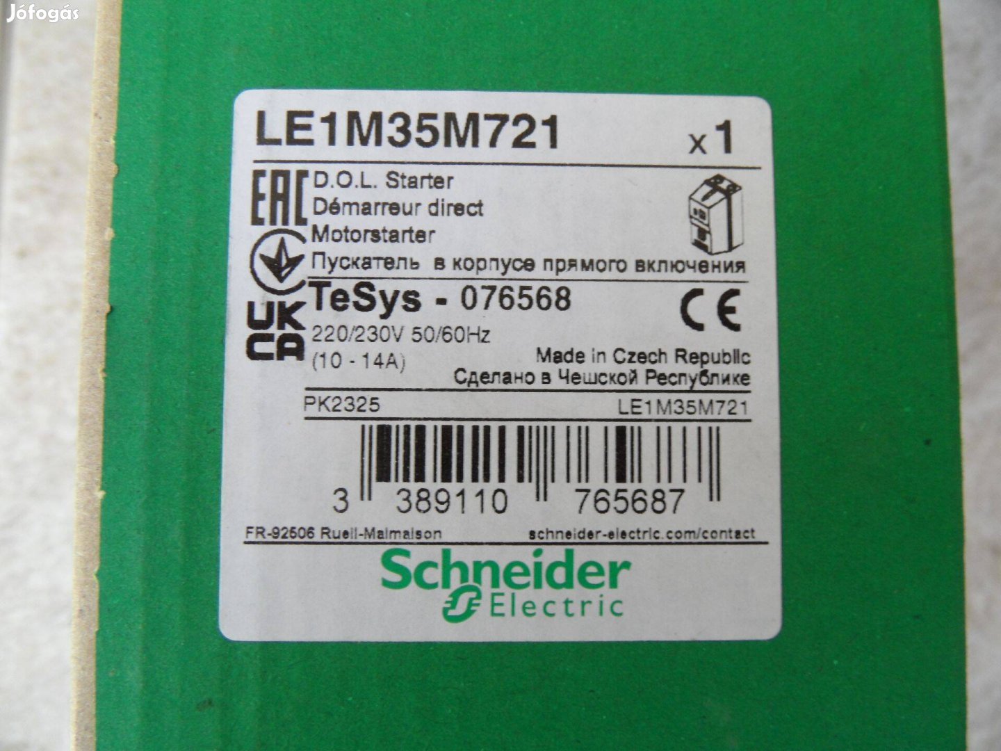 Schneider LE1M35M721 motorindító