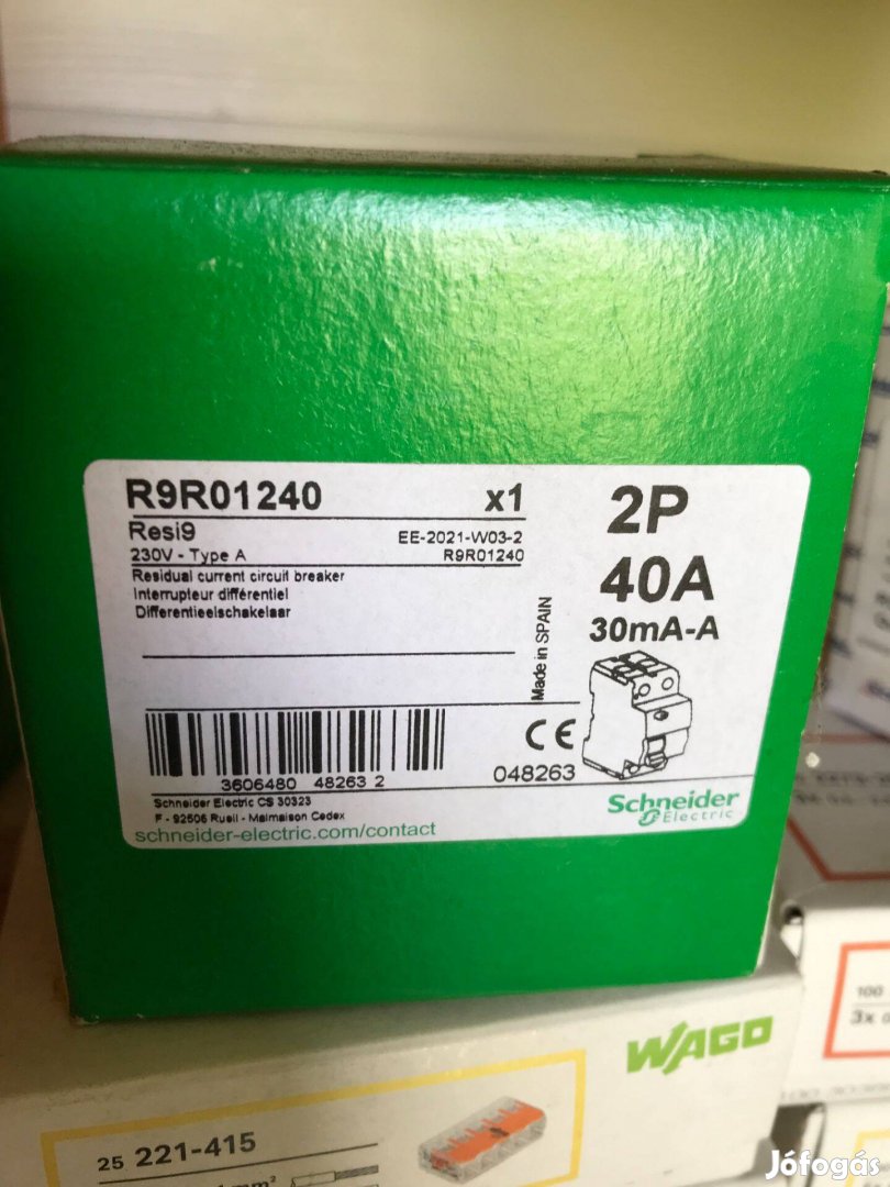 Schneider R9R01240 - Resi9 áram-védőkapcsoló, kismegszakító, 40A, 30mA
