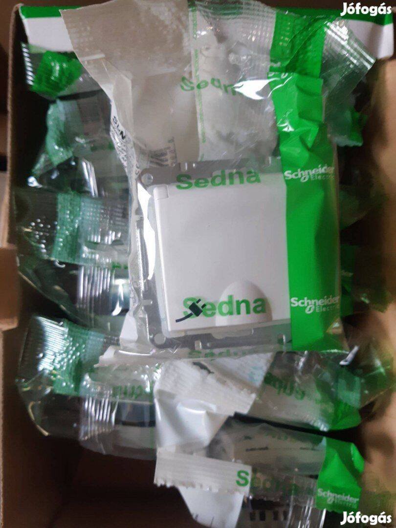 Schneider Sedna SDN3100321 fehér biztonsági csapfedeles konnektor