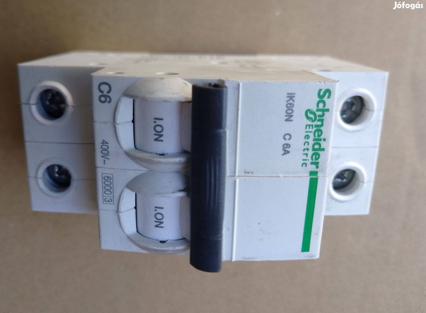 Schneider kismegszakító ik60N, 2P C 6A, Schneider A9K24206