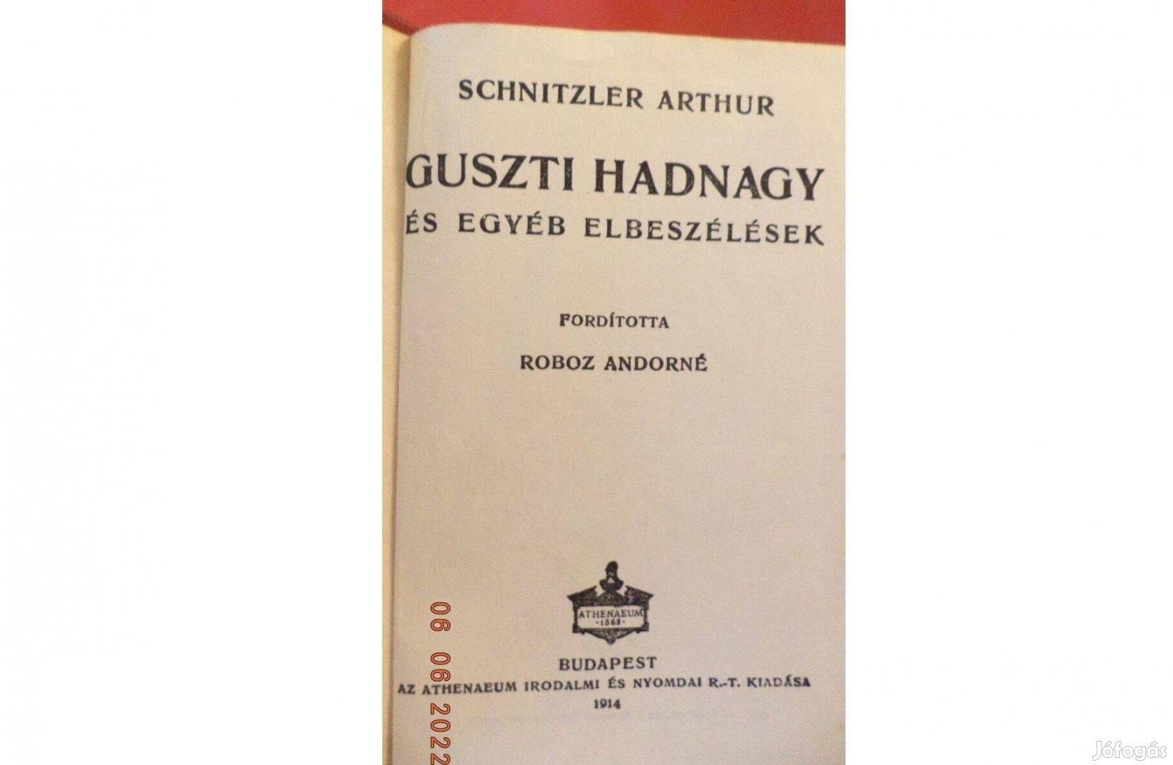 Schnitzler Artur: Guszti hadnagy
