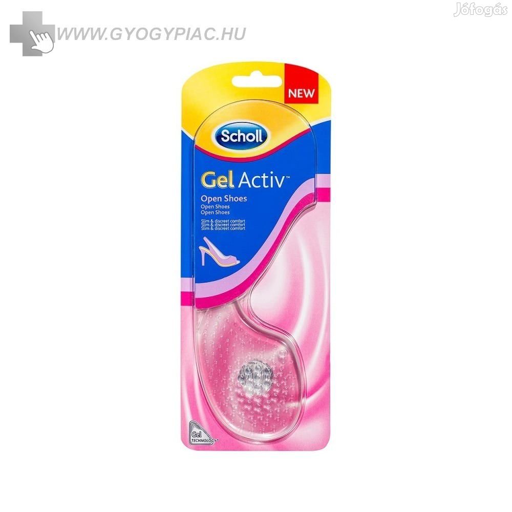 Scholl Gel Activ NYITOTT CIPŐ (Open Shoes) talpbetét Női (1pár)