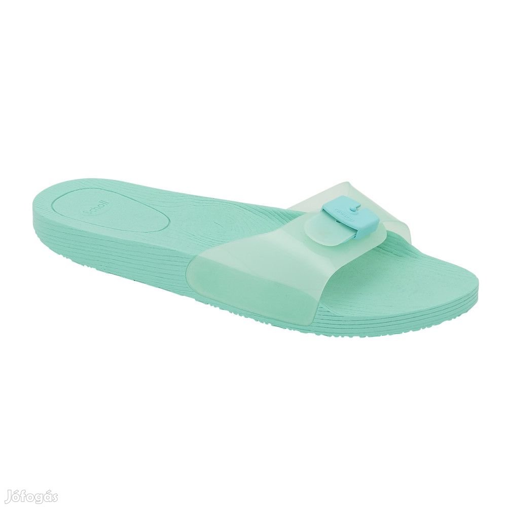 Scholl Pop zöldeskék (menta) strandpapucs Biomechanics talppal 35-42