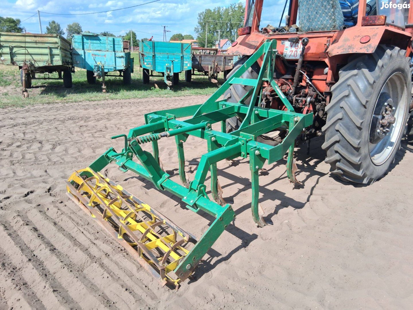 Schreiber 7 kapás gruber 175 cm széles, szölöben volt használva