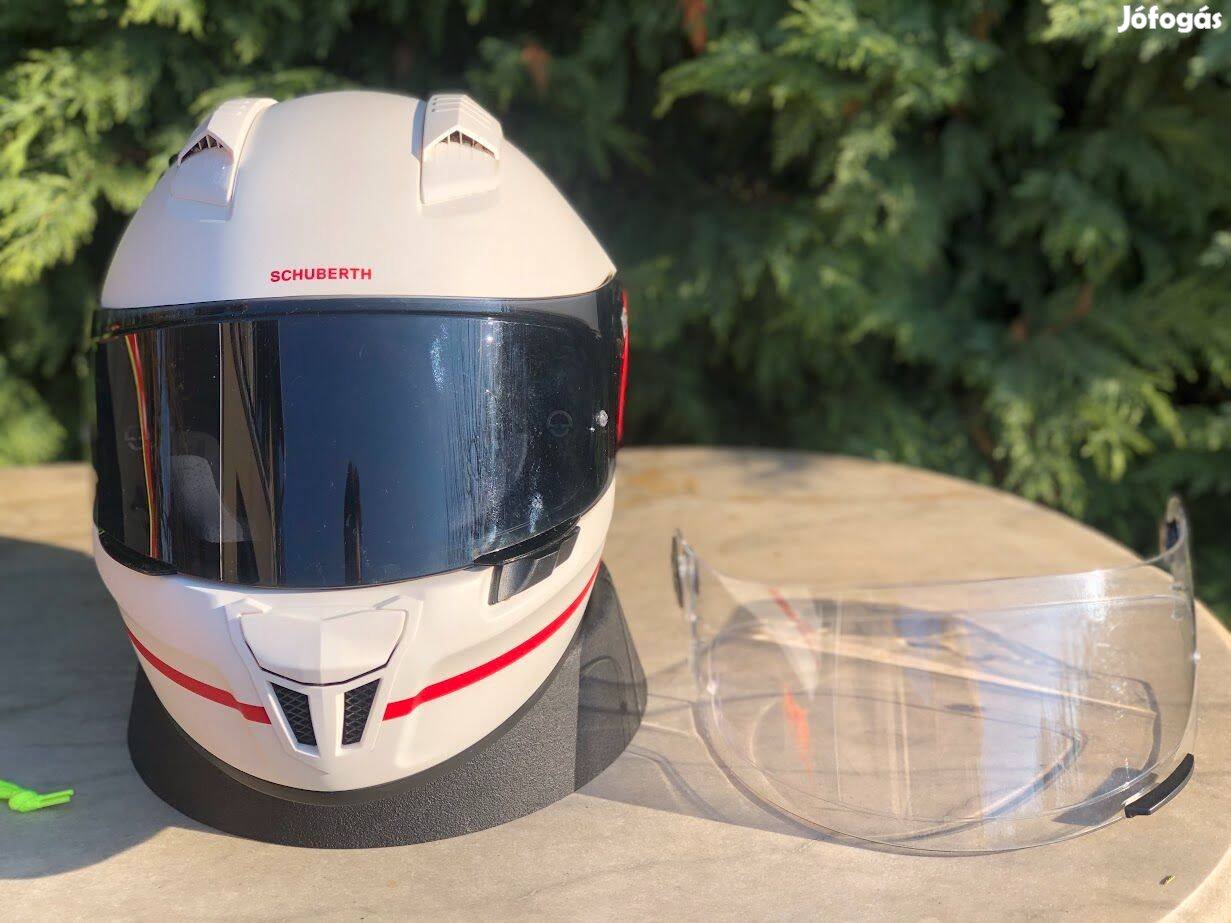 Schuberth SR2 bukósisak S-es, matt fehér. Schubert Ingyen Foxpost!