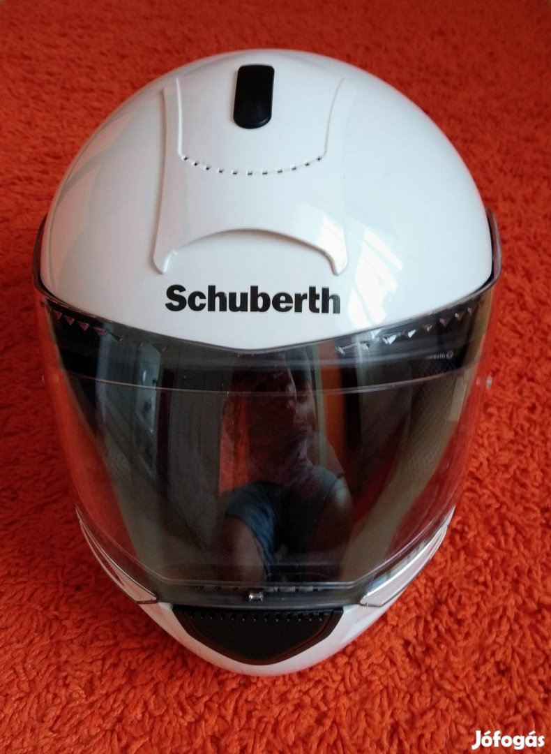 Schuberth Schubert C3 fehér 56/57 M méret újszerű 
