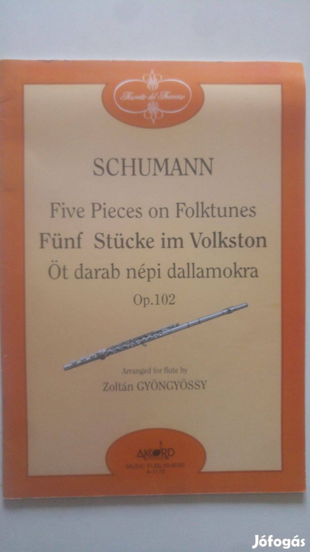 Schumann Five Pieces on Folktunes- Öt darab népi dallamokra Op. 102