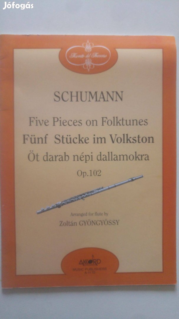 Schumann Five Pieces on Folktunes- Öt darab népi dallamokra Op. 102