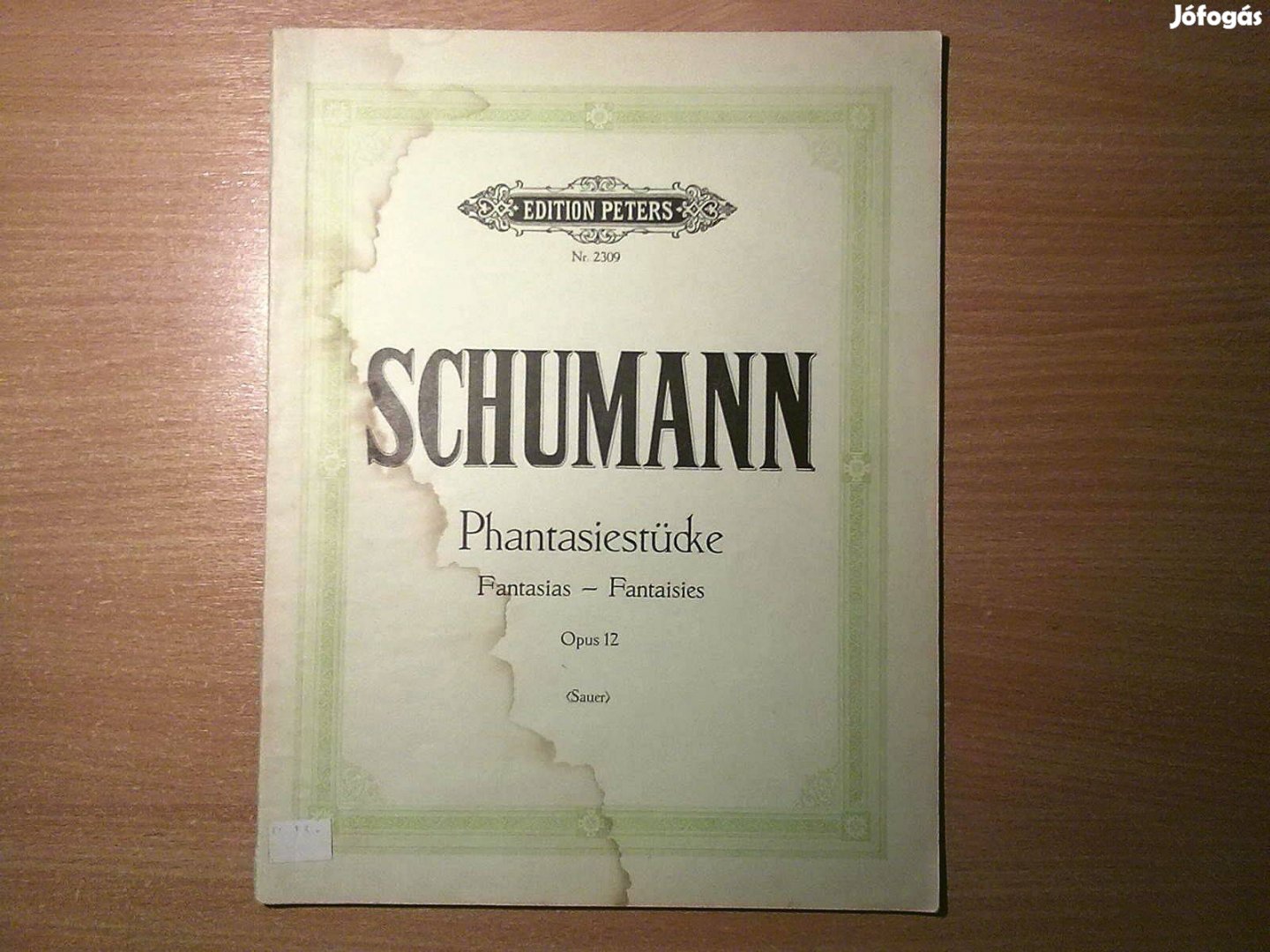 Schumann Phantasiestücke für Klavier zu zwei Händen