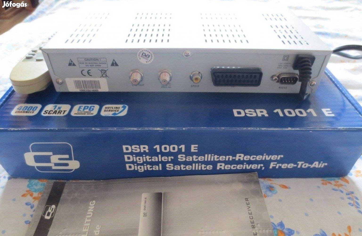 Schwaiger CS DSR 1001 E digitális műholdvevő eladó