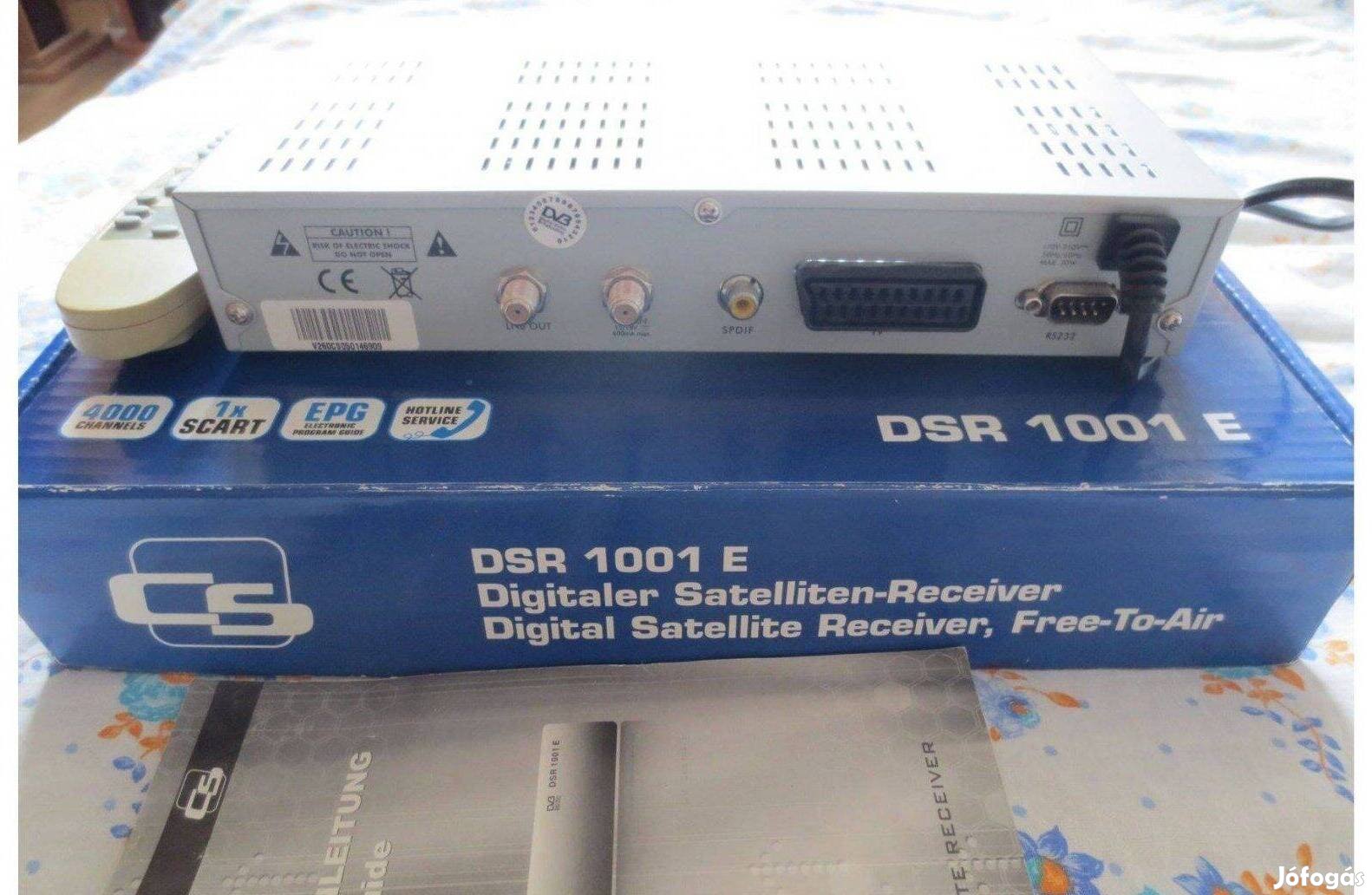 Schwaiger CS DSR 1001 E digitális műholdvevő eladó