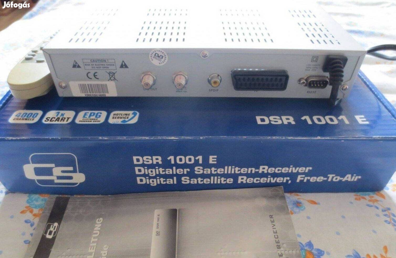 Schwaiger CS DSR 1001 E digitális műholdvevő eladó