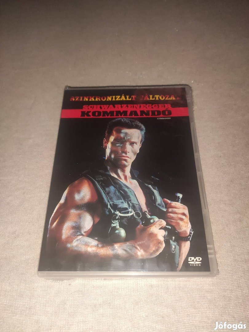 Schwarzenegger Kommandó szinkronizált bontatlan DVD