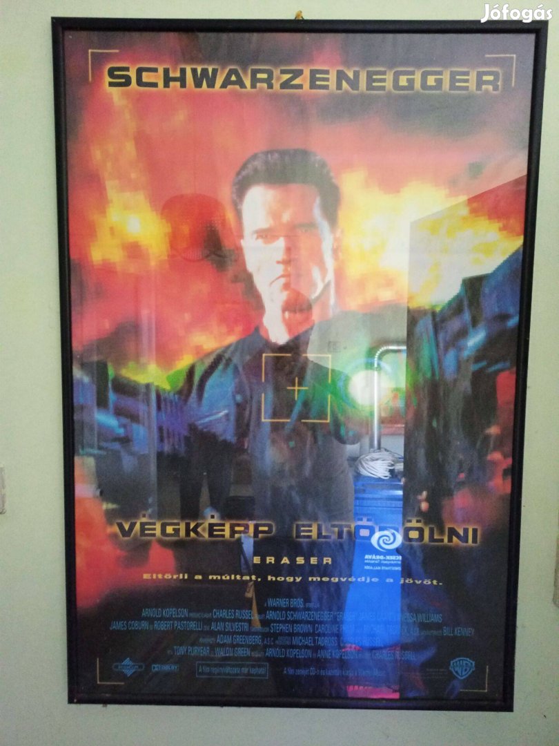 Schwarzenegger eredeti moziplakát keretezve 1