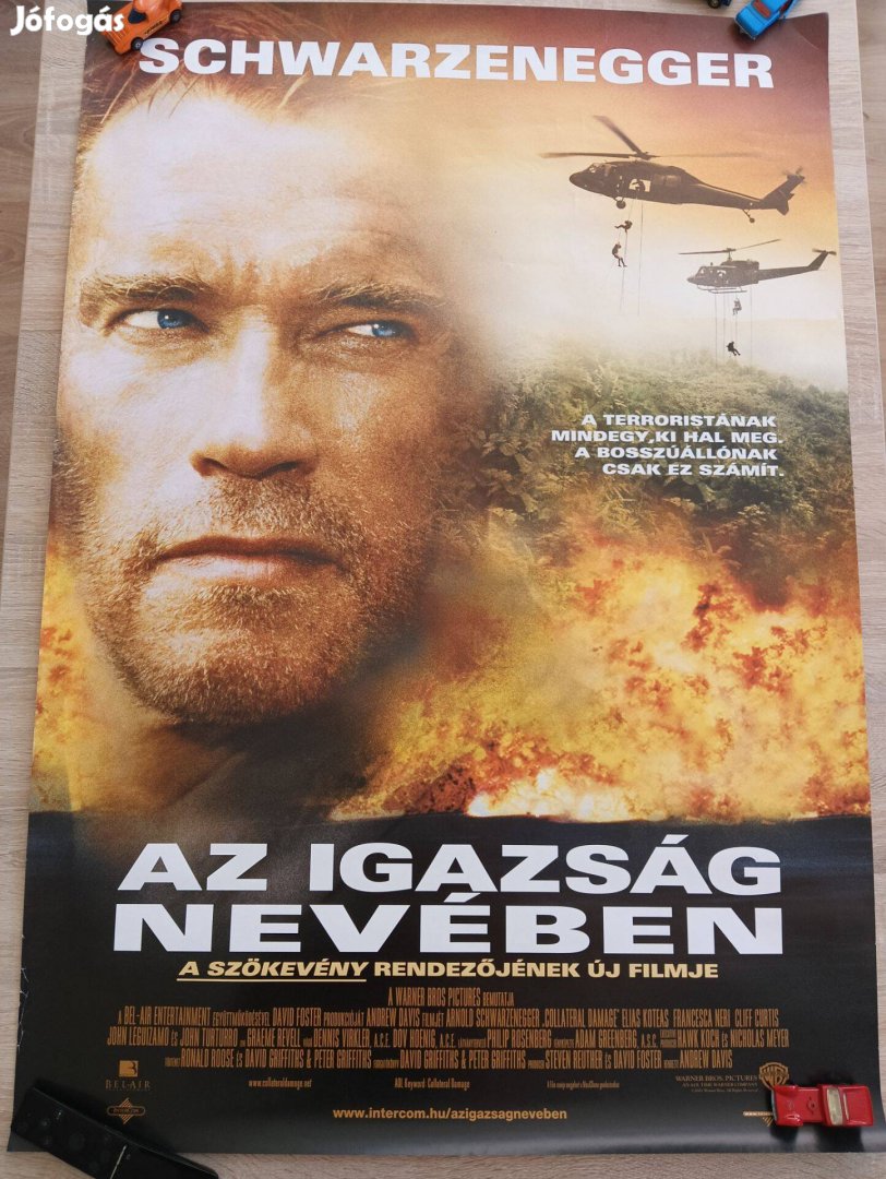 Schwarzenegger moziplakát Az igazság nevében KN
