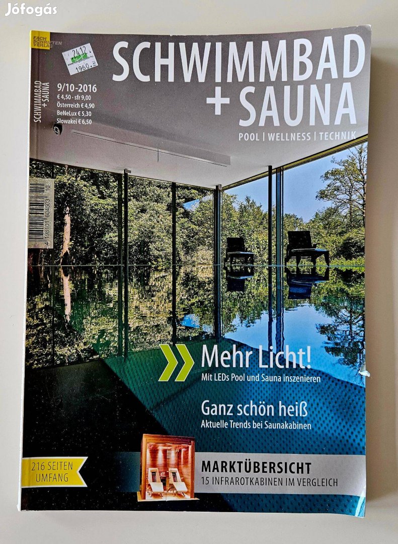 Schwimmbad + Sauna német nyelvű