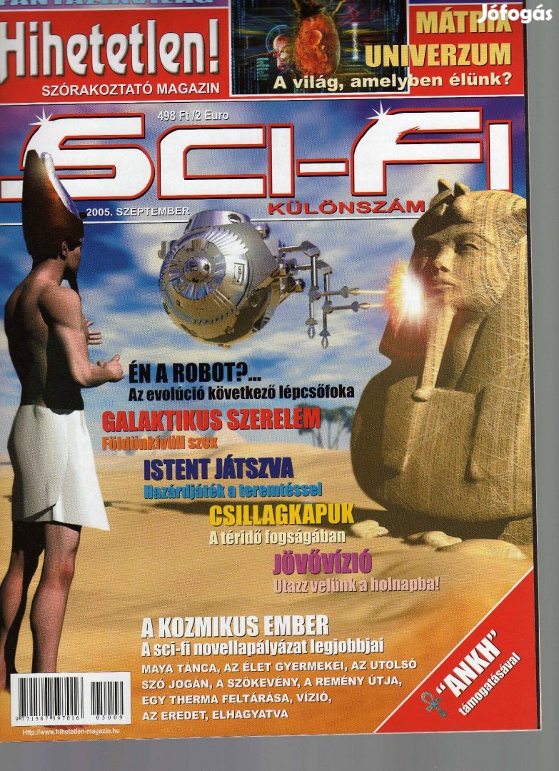 Sci-fi Különszám Hihetetlen Magazin - új állapotban