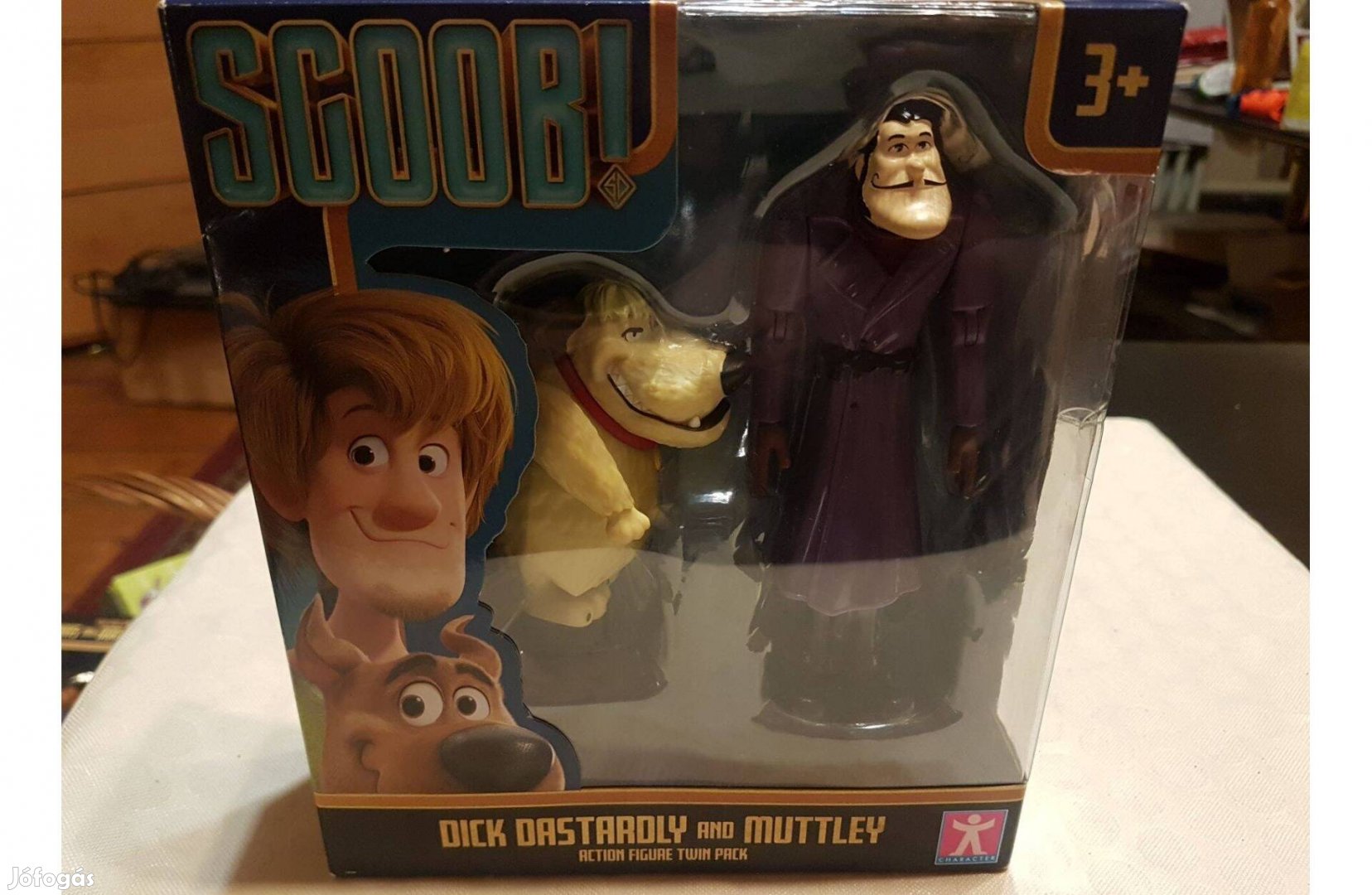 Scooby Doo Dick Dastardly and Muttle figurák bontatlan csomagolás