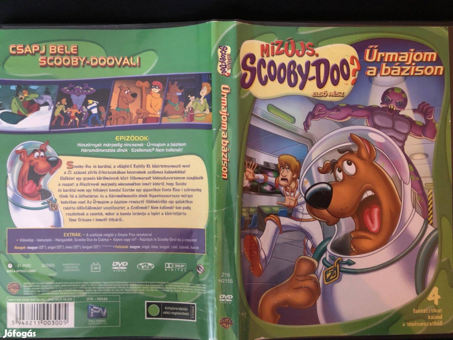 Scooby-Doo Űrmajom a bázison DVD