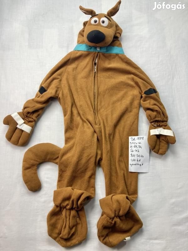 Scooby Doo jelmez, kutya jelmez DK797