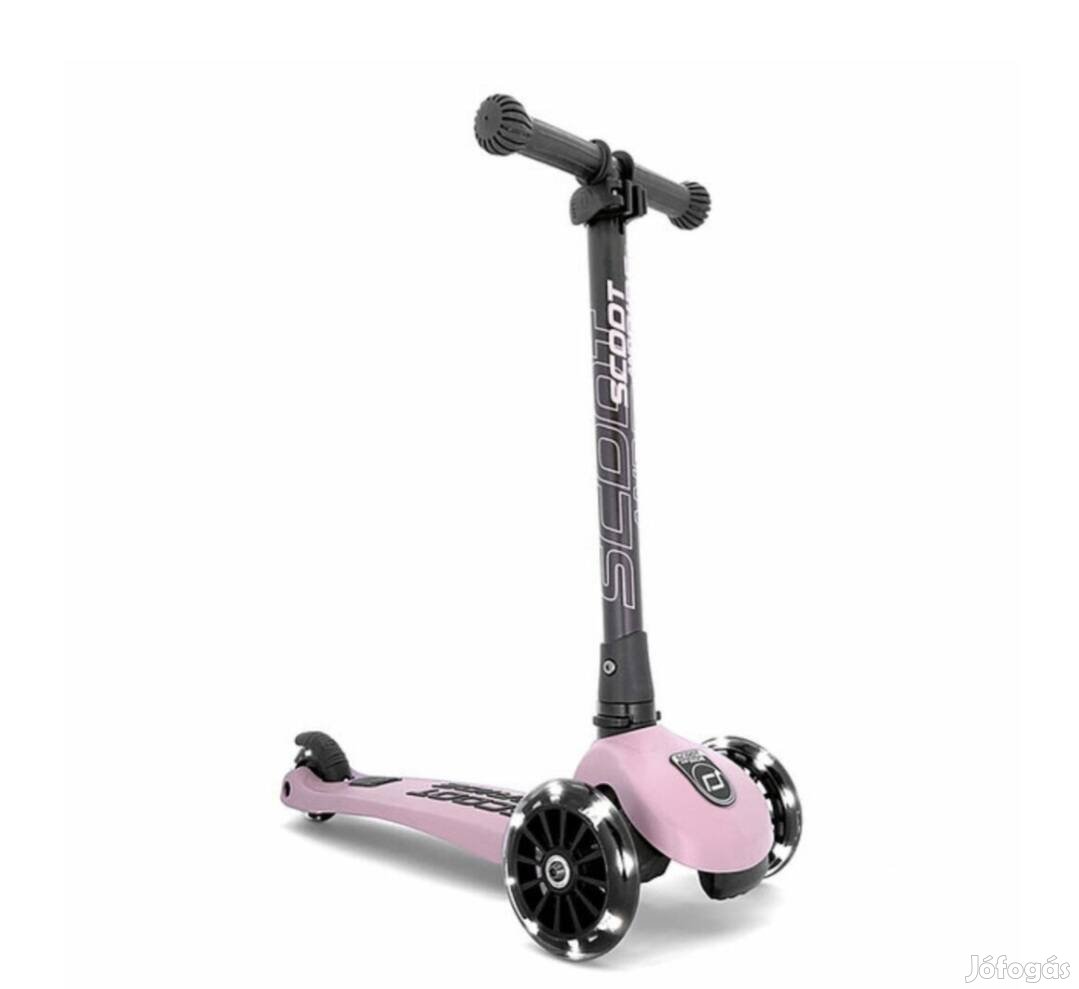 Scoot and Ride Highwaykick 3.  LED roller - Rose